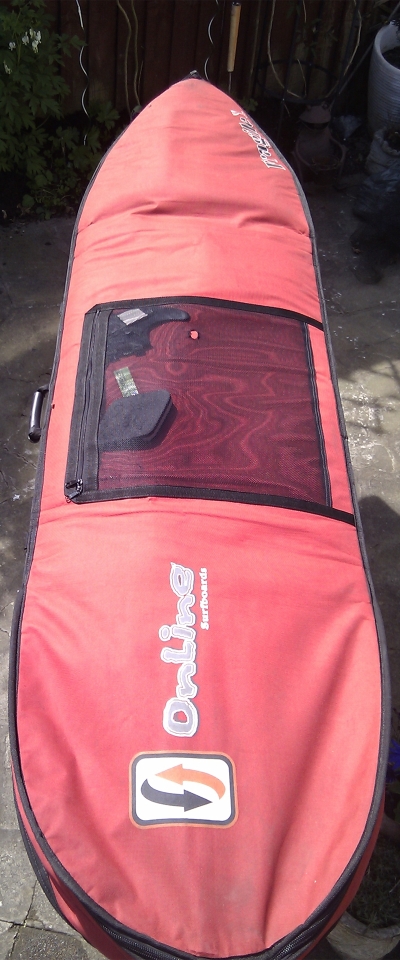 Surfboard in bag
